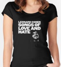 Liebe und Hass Tailliertes Rundhals-Shirt