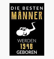 Die besten Männer werden 1948 geboren lustiges Geschenk Photographic Print