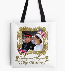 Prince Harry and Meghan Markle Royal Wedding Tote Bag