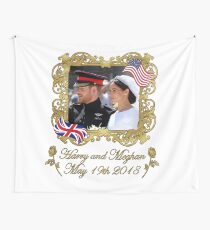 Prince Harry and Meghan Markle Royal Wedding Wall Tapestry