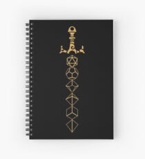 Würfel Set Schwert Tabletop RPG Gaming Spiralblock