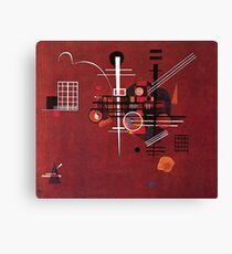 Kandinsky - Dull Red Canvas Print