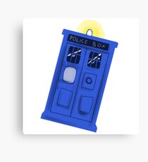 the ol blue box Canvas Print