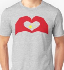 We Heart China Patriot Flag Series Slim Fit T-Shirt