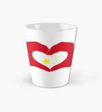 We Heart China Patriot Flag Series Tall Mug
