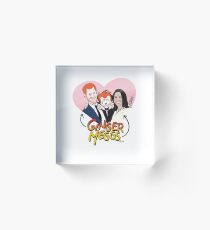 Official Royal Couple Ginger Meggs Wedding Edition Art! Acrylic Block