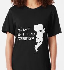 Lucifer Morningstar Was wünschst du? Slim Fit T-Shirt
