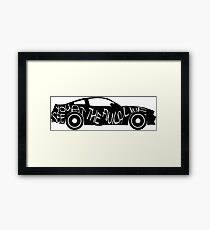 Muscle Car Love Framed Print