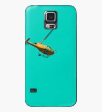 Yellow helicopter Case/Skin for Samsung Galaxy