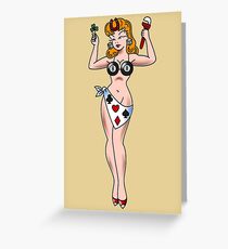 Lady Luck Greeting Card