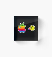 Yummy Apple Acrylic Block