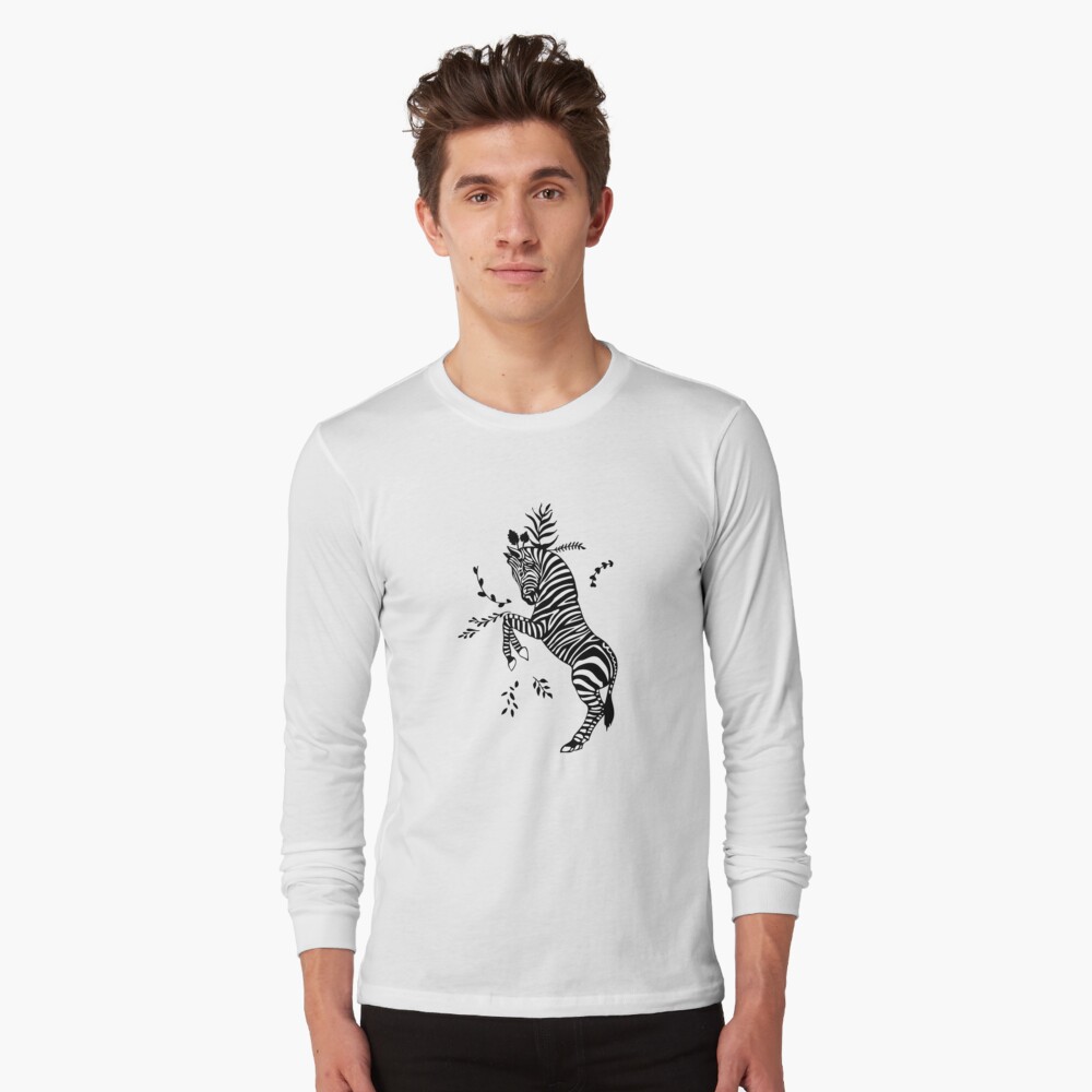 Zebra Long Sleeve T-Shirt