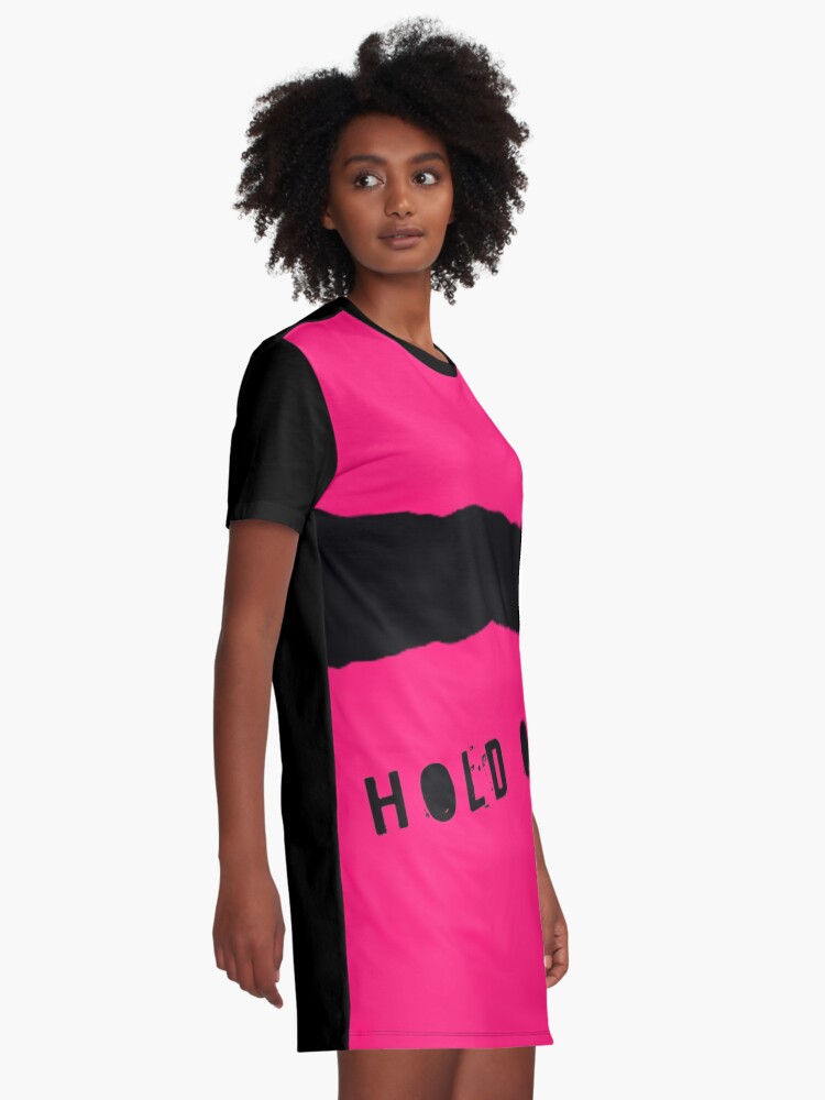 Alternate view of Hold on! Graphic T-Shirt Dress