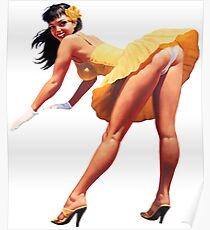 Póster Pin up