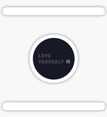 BTS Love Yourself Tear Pop Socket Sized Sticker Sticker