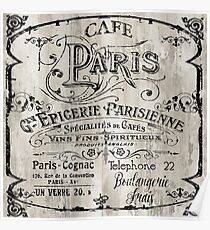 Paris Bistro Poster