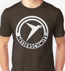 Messerschmitt Aircraft Logo -White- (No Label) Unisex T-Shirt