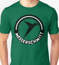 Messerschmitt Aircraft Logo -Black- (No Label) Unisex T-Shirt