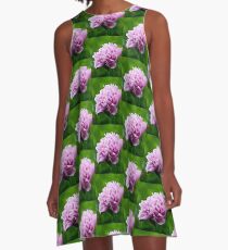 Vestido acampanado Vistosos pedales rosa