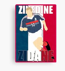 Zidane Canvas Print