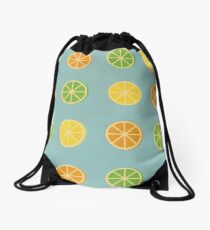 Citrus Punch Drawstring Bag