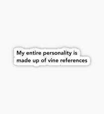 Vine Referecnes Sticker