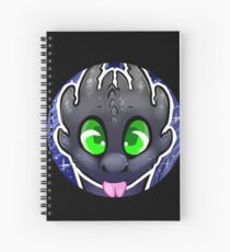 A Bubbly Night Fury Spiral Notebook
