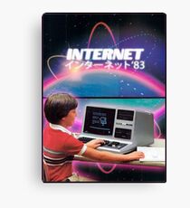 Ästhetisches Internet Leinwanddruck