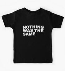 Camiseta para niños Drake Nwts Nothing Was The Same 2013 Tour Black Drake Camisetas