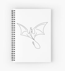 Dragon Flight Spiral Notebook