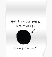 Loch in ein anderes Universum Poster