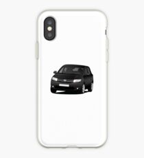 Dacia Sandero - black - illustration iPhone Case