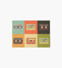 Vintage Retro Kassetten Design Galeriedruck