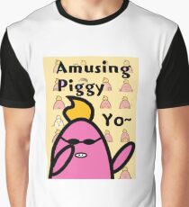 Amusing Piggy Graphic T-Shirt