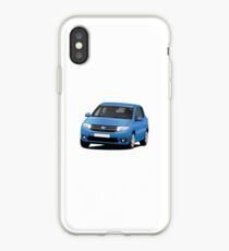 Dacia Sandero - blue - illustration iPhone Case