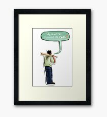 drowned at birth Framed Print