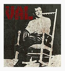 Graffiti art: Val's Rocking Chair Photographic Print