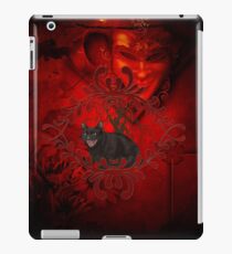 Funny angry cat iPad Case/Skin