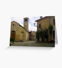 Vigoleno - St George Church Greeting Card