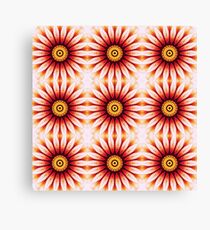 Dahlia Manipulation Grid Canvas Print