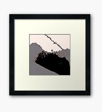 Organic No.16 Abstract #muted #redbubble #artprints #fineart #decor Framed Print