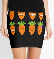 Carrot Emojis Mini Skirt