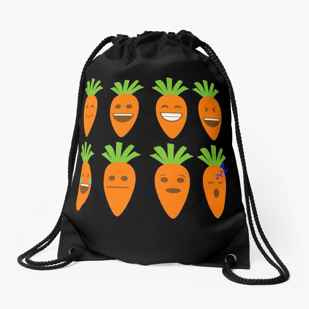 Möhre Emojis Turnbeutel