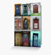 doors Greeting Card