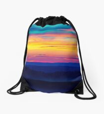 Sunset in the Black Hills Drawstring Bag