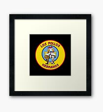 Los Pollos Hermanos - Kreisvariante Gerahmtes Wandbild