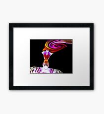 Head Trip - Orchid Alien Discovery Framed Print