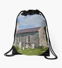 St. Thomas's Church on Rathlin Island. Drawstring Bag