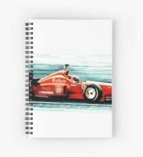 Ferrari F310 Michael Schumacher Spiral Notebook