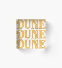 Dune 3 x 1 sticker Acrylic Block